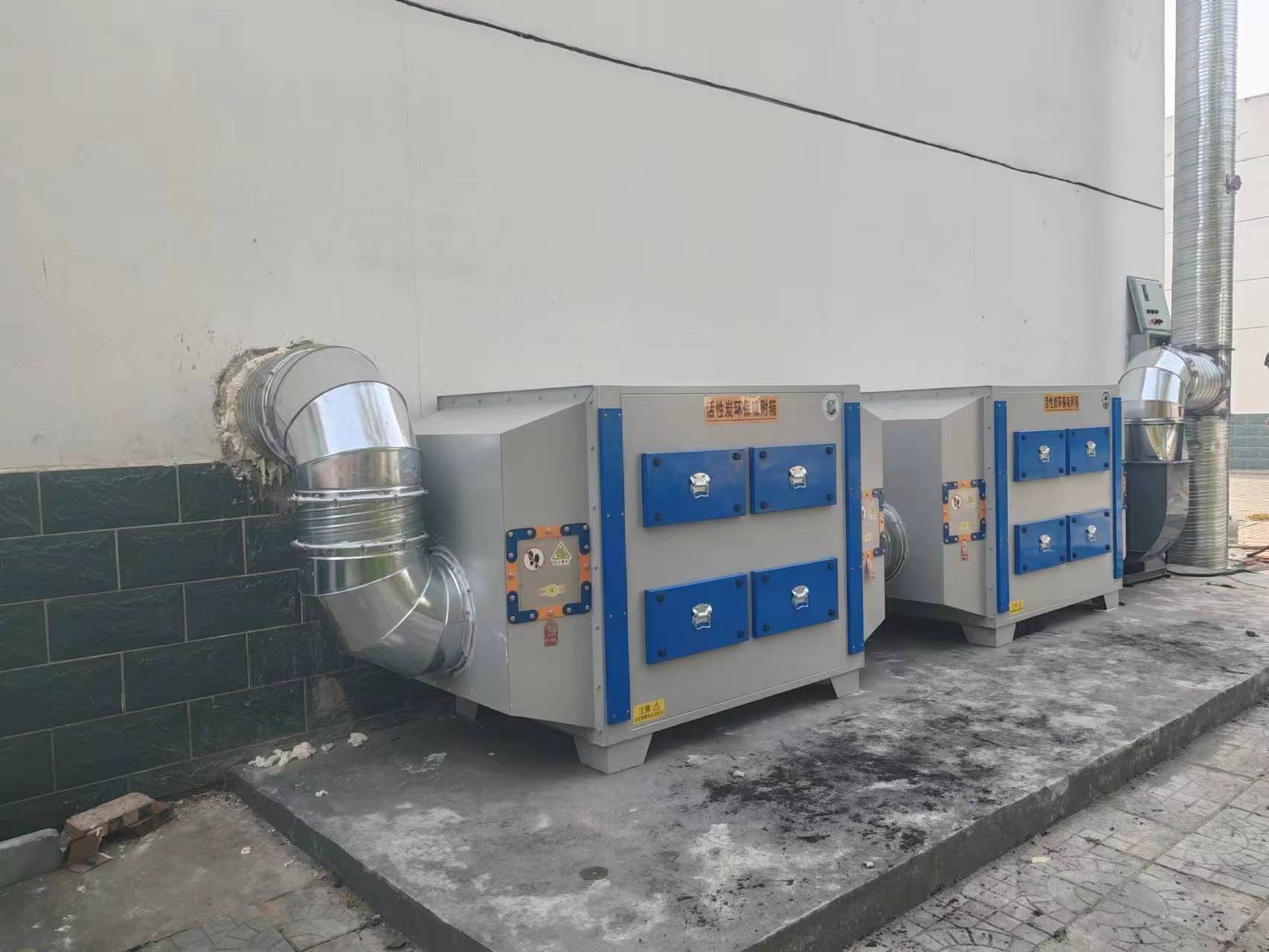 中國航油某油庫廢棄倉庫廢氣處理設備